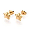 304 Stainless Steel Stud Earrings EJEW-N059-06G-1