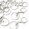 10Pcs Alloy Split Key Rings KK-YW0002-01P-3