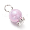 Opaque Acrylic Pendants PALLOY-JF03930-01-4