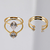 925 Sterling Silver Pave Cubic Zirconia Stackable Rings HL5195-2-3