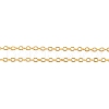 Brass Flat Oval Cable Chains X-CH030-G-3