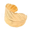 304 Stainless Steel Open Cuff Bangles for Women BJEW-G711-01E-G-2