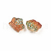 Two Tone Transparent Spray Painted Glass Beads GLAA-Q092-02-C06-2