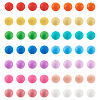 140Pcs 14 Colors Food Grade Eco-Friendly Silicone Beads SIL-TA0001-24-1