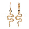 Alloy Rhinestone Hoop Earrings FS-WGA2887-03-2