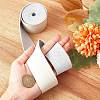Flat Microfiber Imitation Leather Cord LC-WH0006-07C-06-3