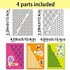 Carbon Steel Cutting Dies Stencils DIY-WH0309-2000-2