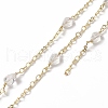 Rack Plating Golden Brass Oval & Infinity Link Chains CHC-C026-21-1