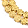 Electroplated Synthetic Non-magnetic Hematite Beads Strands G-C156-07G-3