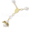 Tibetan Style Alloy Angel Charm Bracelets BJEW-JB11775-02-3