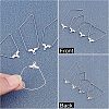 Unicraftale 48 Pcs 4 Styles 304 Stainless Steel Pendants STAS-UN0022-08P-4