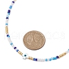 Glass Beaded Necklaces NJEW-JN04896-6
