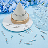 FIBLOOM 60Pcs Tibetan Style Alloy Connector Charms TIBE-FI0001-01-6