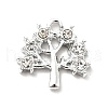 Alloy Rhinestone Pendants ALRI-C007-27P-2