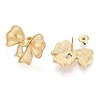 304 Stainless Steel Stud Earrings EJEW-T047-06G-2