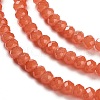 Baking Painted Imitation Jade Glass Bead Strands DGLA-A034-J2MM-A12-3