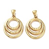 304 Stainless Steel Pendants STAS-P329-04G-1