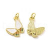 Brass Micro Pave Colorful Cubic Zirconia Charms KK-E068-VF099-1