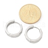 304 Stainless Steel Hoop Earrings for Women EJEW-C096-53P-3