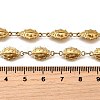 304 Stainless Steel Ladybug Link Chain Necklaces for Women Men NJEW-K249-21B-G-5