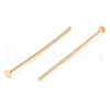Brass Flat Head Pins KK-N254-47B-G-2
