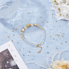 DICOSMETIC 80Pcs 2 Colors Brass Crimp Beads FIND-DC0005-68-4