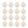 Golden Plated Alloy Charms X-ENAM-S118-01U-2