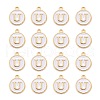 Golden Plated Alloy Charms X-ENAM-S118-01U-2