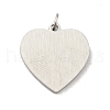 304 Stainless Steel Pendants STAS-G268-04P-6