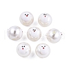 Halloween Opaque ABS Plastic Imitation Pearl Enamel Beads KY-G020-01O-3