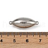 304 Stainless Steel Magnetic Clasps STAS-C127-14P-3
