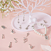 SUNNYCLUE 72pcs 12 styles Musical Theme Tibetan Style Alloy Pendants FIND-SC0007-38-4
