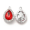 Alloy Glass Pendants ALRI-C007-03P-2
