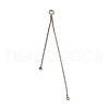 Brass Coreana Chain Tassel Big Pendants KK-G510-06P-1