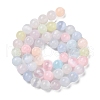 Macaron Color Natural Selenite Beads Strands G-Q162-A01-02C-02-3