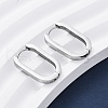 Tarnish Resistant 304 Stainless Steel Huggie Hoop Earrings STAS-H156-11C-P-4