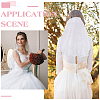 3Pcs 3 Styles Polyester Mesh Bridal Veils AJEW-FG0004-21-6