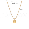 Cubic Zirconia Puzzle Pendant Necklaces VP6422-4-1