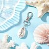 Ocean Collection Shell Pendant Decorations HJEW-JM03210-06-1