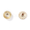 Rack Plating Brass Bead Cap KK-F827-02B-G-3
