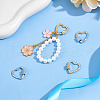 Unicraftale 4Pcs 2 Colors Brass Screw Carabiner Lock Charms KK-UN0001-99-4