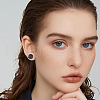 FIBLOOM 8Pcs 304 Stainless Steel Vortex Cuff Earrings EJEW-FI0003-29EB-6