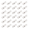 GOMAKERER 30Pcs 925 Sterling Silver Cord Ends FIND-GO0002-61-1
