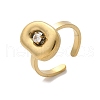 304 Stainless Steel Cuff Rings for Women RJEW-D302-03G-01-2