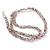 Electroplate Glass Beads Strands EGLA-J042-4mm-H03-2