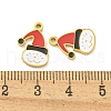 Halloween Theme Ion Plating(IP) 304 Stainless Steel Enamel Pendants STAS-M011-01F-3