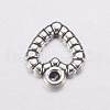 Heart Tibetan Style Alloy Charms AC0324-3