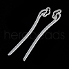Opaque Acrylic Hair Sticks OHAR-C011-03H-2
