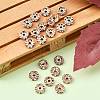 Brass Rhinestone Spacer Beads RB-A014-L8mm-01RG-NF-4