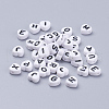 Cheriswelry Acrylic Letter Beads MACR-CW0001-04-1